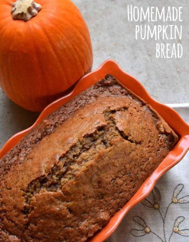 Pumpkin Bread with Raisins and Pecans