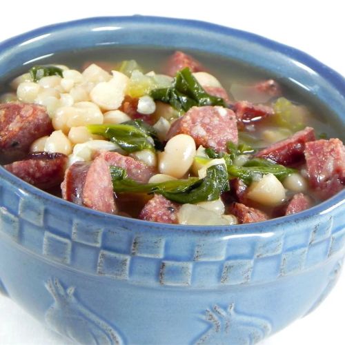 Sausage, Kale, and White Bean Soup