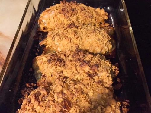 Crispy Baked Cereal Chicken