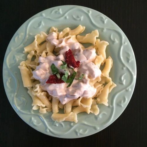 Creamy Eggplant Campanelle