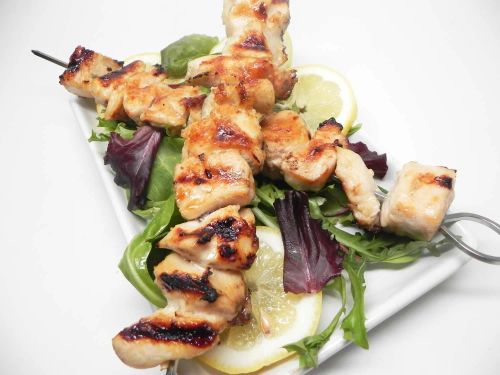 Lemon Garlic Chicken Kebabs