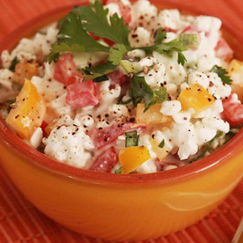 Fresh Salsa with Cottage Cheese