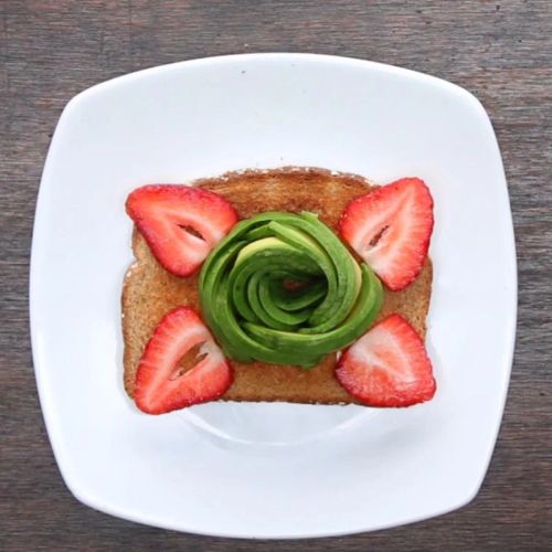 Avocado Rose Avocado Toast