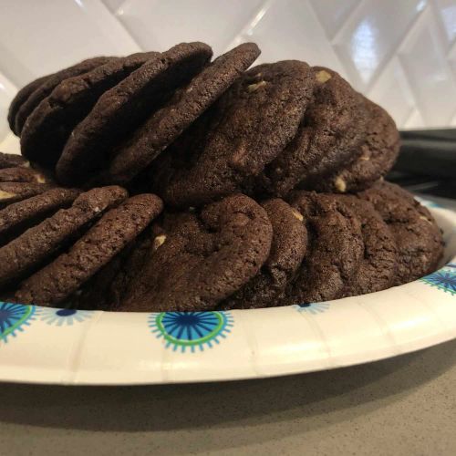 Minty Chocolate Chip Cookies