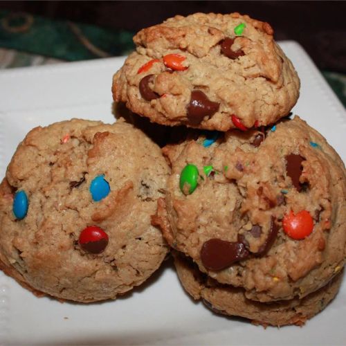 Flourless Monster Cookies