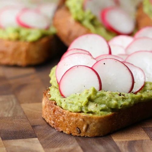 Radish Avocado Toast