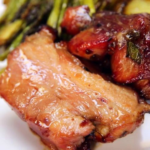 Slow-roasted Honey Glazed Pork