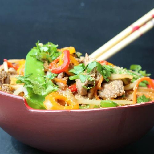 Addictive Asian Beef Slaw