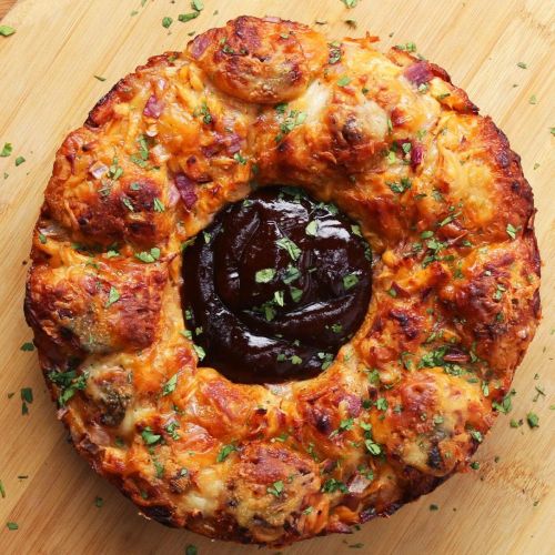 BBQ Chicken Monkey Bread Ring