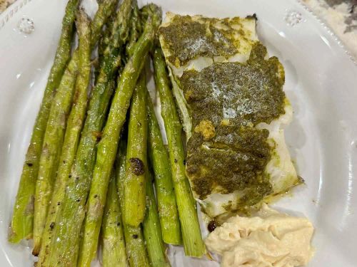 Baked Red Snapper with Garlic, Lime, and Cilantro