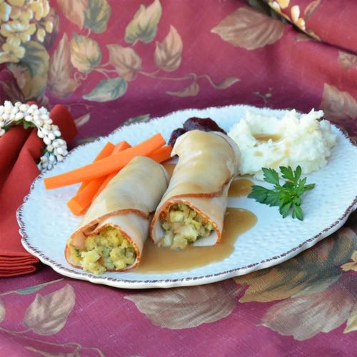 Easy Turkey Stuffing Roll-Ups