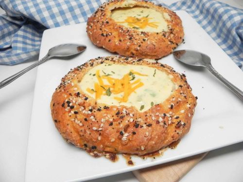 Two-Ingredient Dough Bread Bowls for Soup