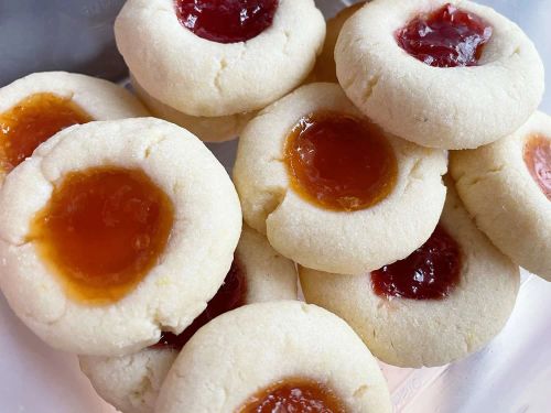 Jam Filled Butter Cookies