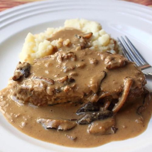 Creamy Mushroom Meatloaf