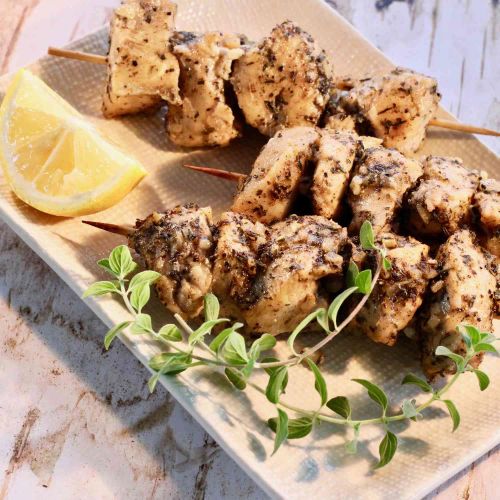 Greek Chicken Skewers