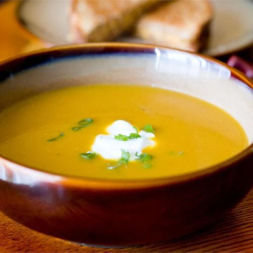 Butternut Squash Soup with Apple