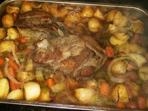 Pork Butt Roast with Vegetables