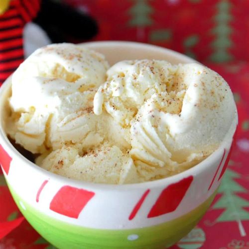 Eggnog Ice Cream