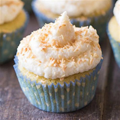 Vanilla Coconut Flour Cupcakes