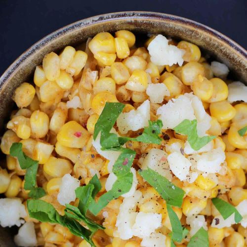 Lighter Skillet Mexican Street Corn