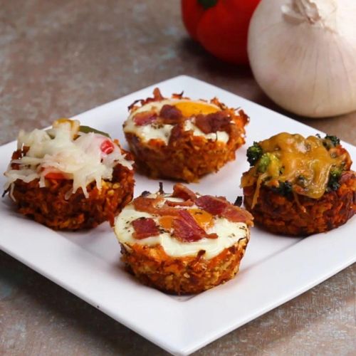 Sweet Potato Hash Cups