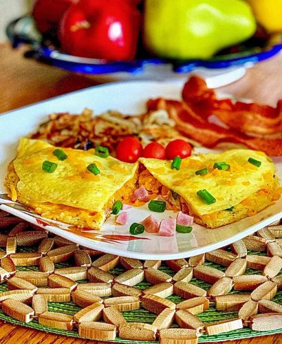 Ham and Cheese Omelette