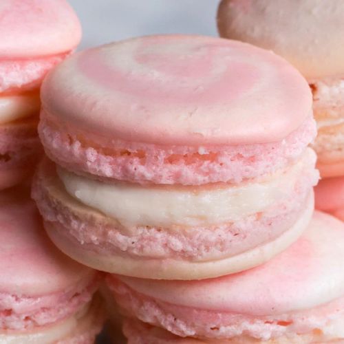 Strawberry Cheesecake Macarons