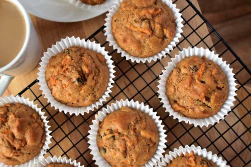 Carrot-Walnut Muffins