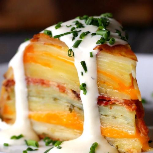 Scalloped Potato Dome