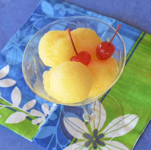 Easy Pineapple Sorbet