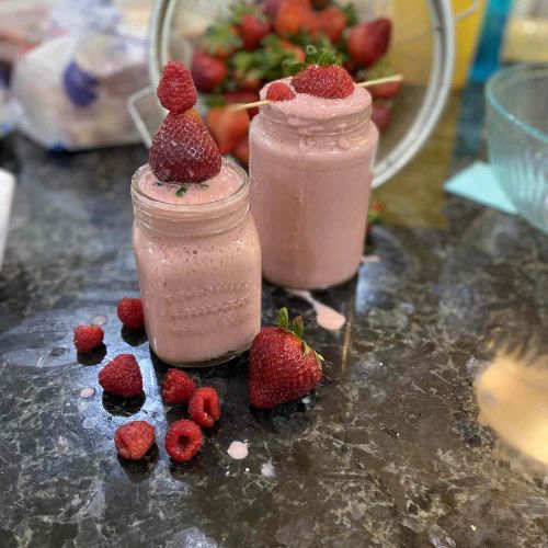 Strawberry Raspberry Smoothie