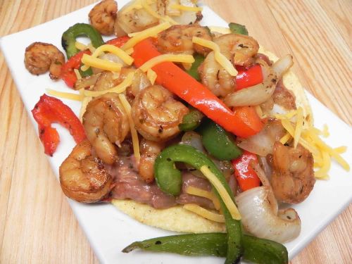 Crunchy Shrimp Fajitas