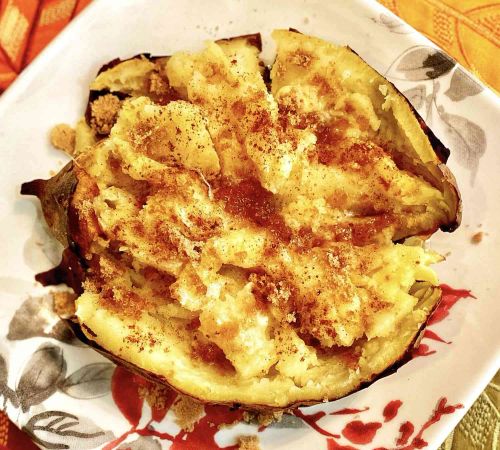 Air Fryer Baked Sweet Potato