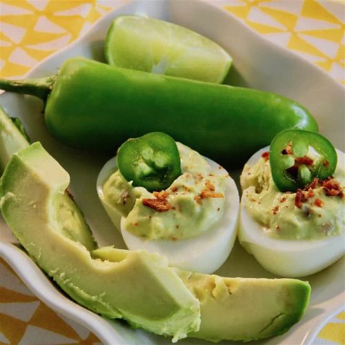 Avocado Deviled Eggs