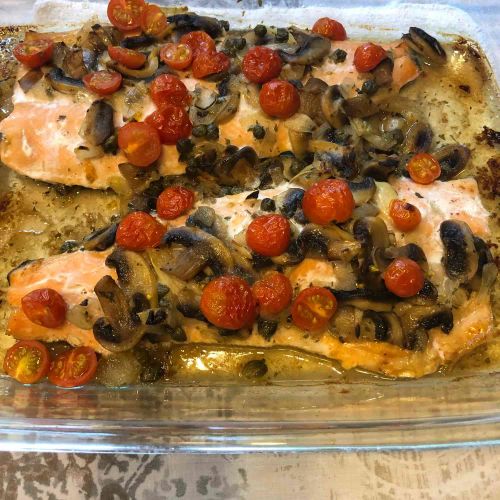 Baked Trout Fillets