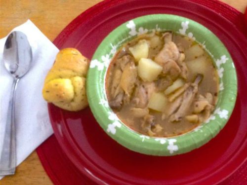 Bahamian Chicken Souse