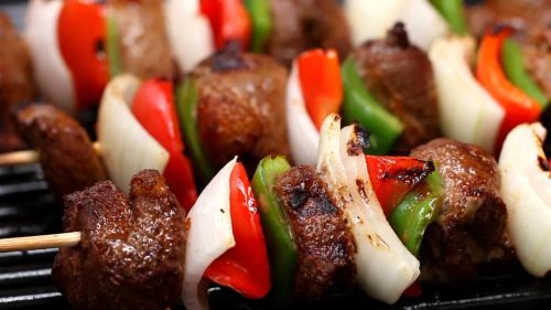 Steak Fajitas Skewers