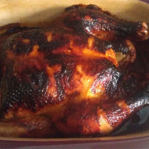 Spicy Honey-Roasted Chicken