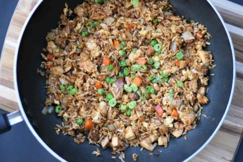 Leftover Turkey Fried Rice