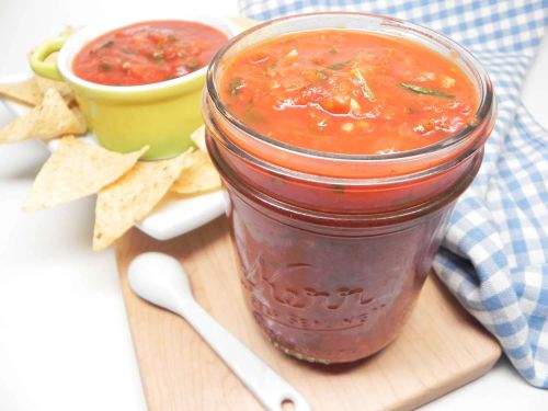 Instant Pot Canned Tomato Salsa