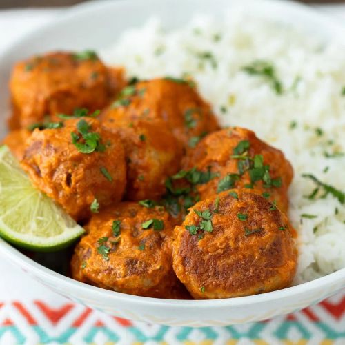 Butter Chicken Meatballs