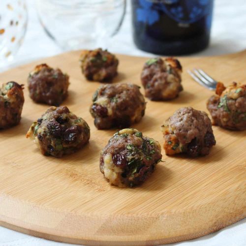 Baked Lamb Meatballs