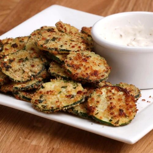 Garlic Parmesan Zucchini Chips