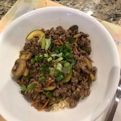 Korean Ground Beef Stir-Fry