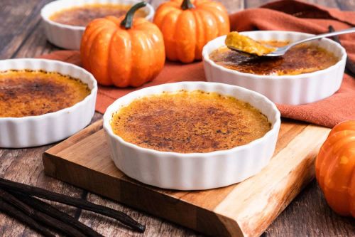 Reduced-Sugar Pumpkin Creme Brulee