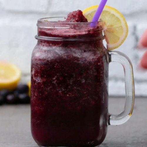 Blueberry-Lemon Slushie