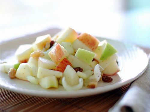 Waldorf Salad with Walnut Oil Vinaigrette