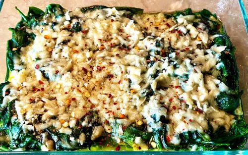 Sauteed Spinach with a Twist