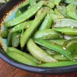 Asian Sugar Snap Pea Appetizer