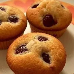 Cherry Vanilla Chip Muffins